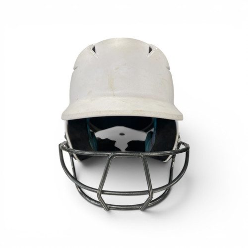 Vist Large View of Product Image Which is Used Easton Batting Helmet w/Mask White MD