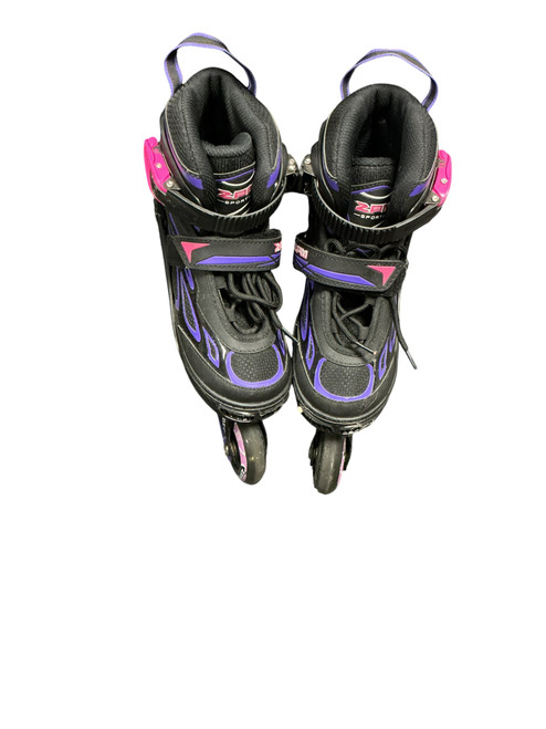 Vist Large View of Product Image Which is Used PAPAISON ABEX-7 SZ 1.5-4 Junior Rec Fitness Skates Black Adjustable
