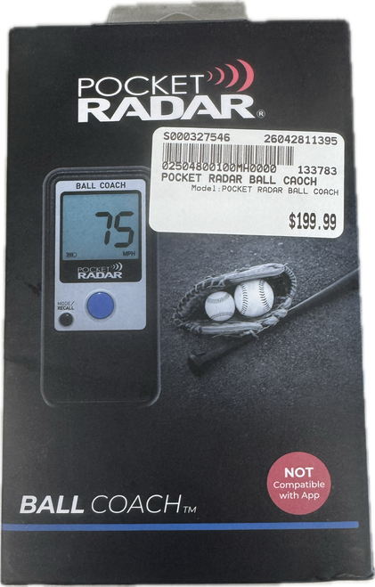 Vist Large View of Product Image Which is Used POCKET RADAR BALL COACH BB/SB Training Aid
