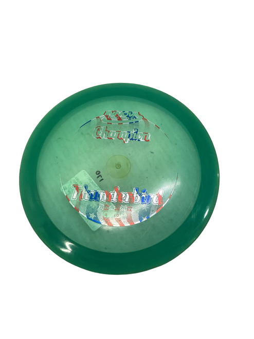 Vist Large View of Product Image Which is Used Innova CHAMPION THUNDERBIRD Disc Golf Driver Green 171g
