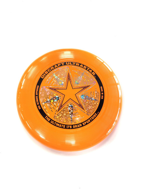 Vist Large View of Product Image Which is Used Discraft ULTRA STAR 175G ULTIMATE Other Golf Disc Orange