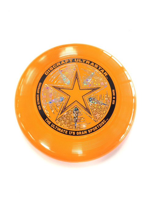 Vist Large View of Product Image Which is Used Discraft ULTRA STAR 175G ULTIMATE Other Golf Disc Orange