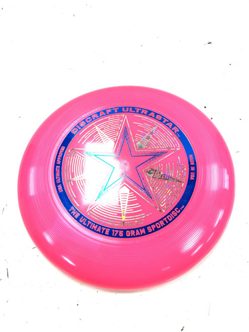 Vist Large View of Product Image Which is Used Discraft ULTRA STAR 175G ULTIMATE Other Golf Disc Pink