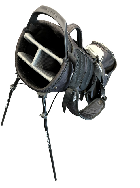 Vist Large View of Product Image Which is Used Cobra 4 WAY STAND BAG Mens Stand Bag Black
