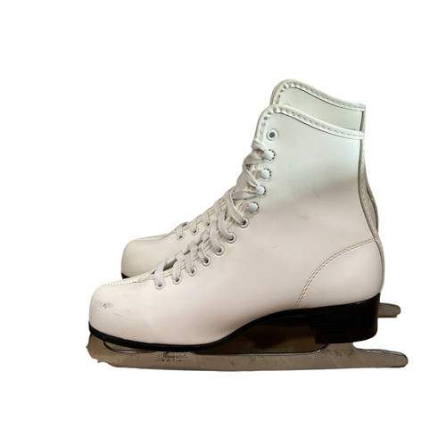 Vist Large View of Product Image Which is Used Lake Placid FIGURE SKATES WomensFigure Skate White Senior 9