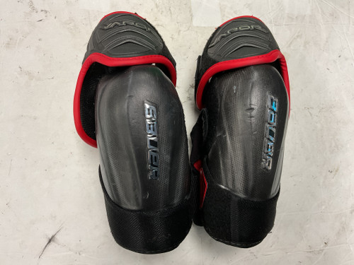 Vist Large View of Product Image Which is Used Bauer VAPOR 1X LITE Senior Elbow Pads Black And Red MD