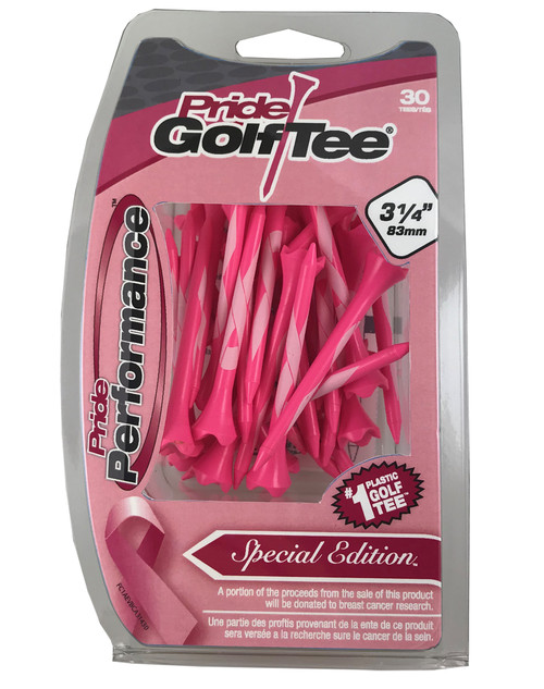 Vist Large View of Product Image Which is New PRIDE 3.25" BREAST CANCER GOLF TEES