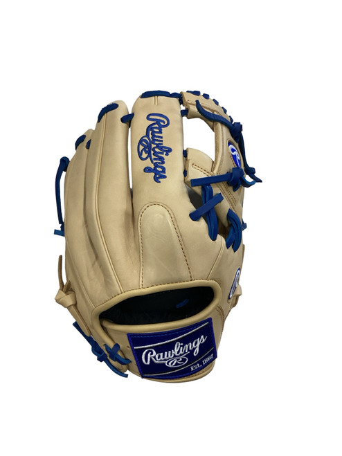 Vist Large View of Product Image Which is Used Rawlings GG ELITE PRO BB/SB Glove RH Throw Royal Blue 11 1/2"