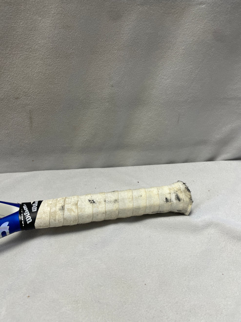 Vist Large View of Product Image Which is Used Wilson NCODE N4 Adult Tennis Racquet Royal Blue 4 3/8"