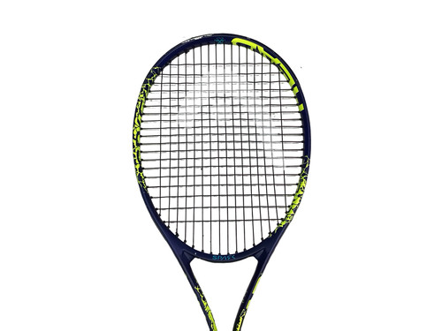 Vist Large View of Product Image Which is Used Head SPARK ELITE Adult Tennis Racquet Navy Blue 4 3/8"