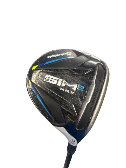 Vist Large View of Product Image Which is Used Taylormade TAYLORMADE SIM2 MAX 3 WOOD RH Mens Fairway Wood RH 3 Wood