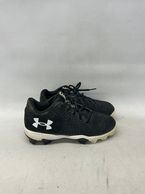 Vist Large View of Product Image Which is Used Under Armour BB/SB CLEATS BB/SB Cleats Black Junior 03.5