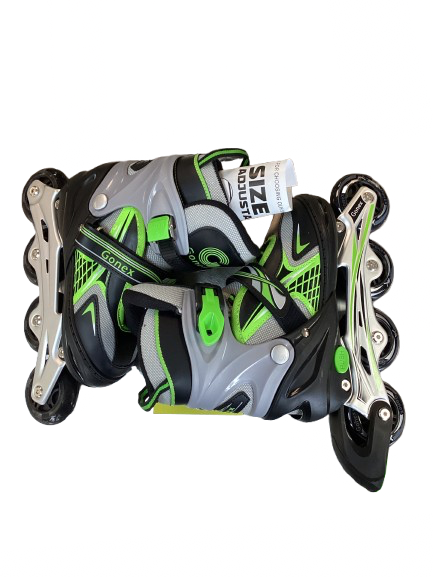 Vist Large View of Product Image Which is Used INLINE SKATES Child Rec Fitness Skates Black Adjustable