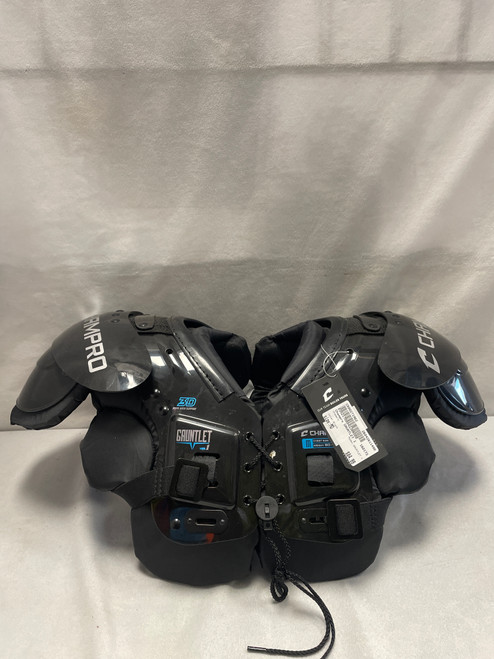 Vist Large View of Product Image Which is Used Champro GAUNTLET 1 FB Shoulder Pads Black MD