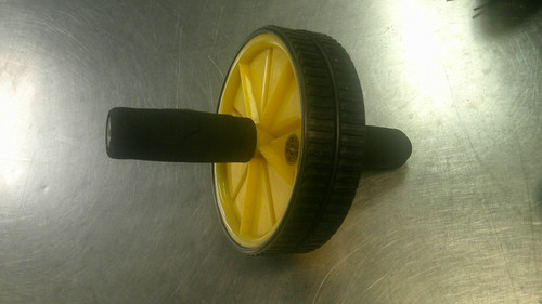 Vist Large View of Product Image Which is Used Exercise Ab Wheel Black