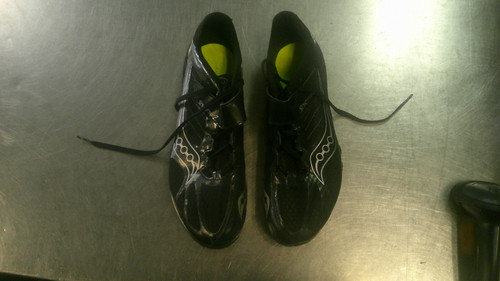 Vist Large View of Product Image Which is Used Saucony Track & Field Cleats Adult Black Senior 10