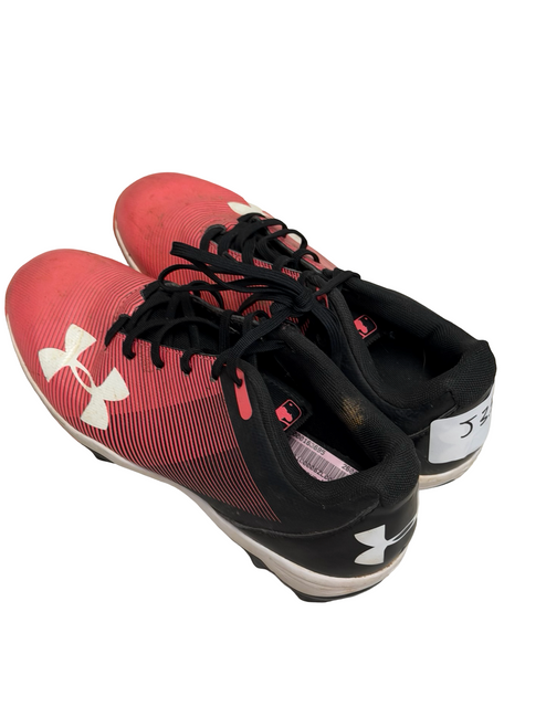 Vist Large View of Product Image Which is Used Under Armour LEADOFF LOW RM 1297316-002 Softball Cleats Junior 03.5