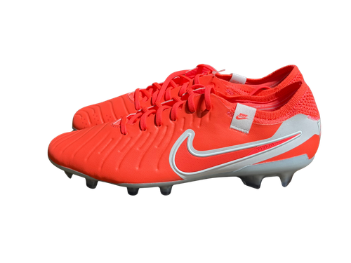 Vist Large View of Product Image Which is Used Nike TEMPO Soccer Cleats Tan Senior 7.5