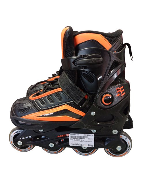 Vist Large View of Product Image Which is Used 5TH ELEMENT 5-8 Junior Aggressive Skates Black Adjustable