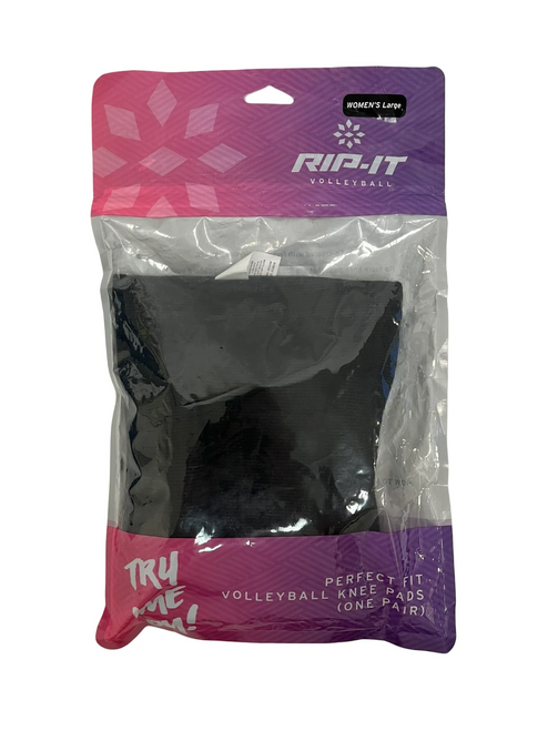 Vist Large View of Product Image Which is New Rip-It Womens Large Black VB Knee Pads