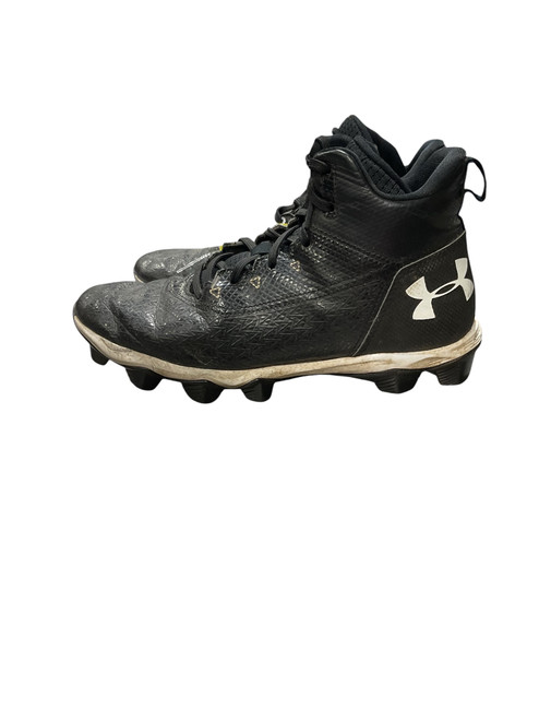 Vist Large View of Product Image Which is Used Under Armour BB/SB Cleats Black Senior 6.5