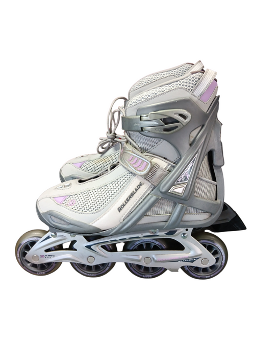 Vist Large View of Product Image Which is Used Rollerblade WING 5 Senior Rec Fitness Skates Pink Senior 8