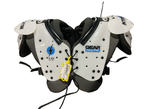 Vist Large View of Product Image Which is Used Gear 2000 INTIMIDATOR LG SHOULDER PADS FB Shoulder Pads Black LG