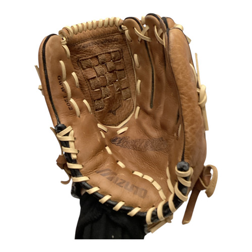 Vist Large View of Product Image Which is Mizuno GWW1202 BB/SB Glove RH Throw Tan 12"