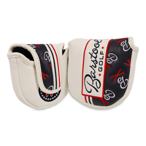 Vist Large View of Product Image Which is New Barstool Golf Pinstripe Mallet Putter Cover