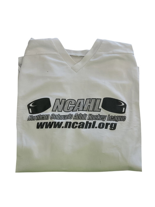 Vist Large View of Product Image Which is Used Hockey Practice Jersey White XL