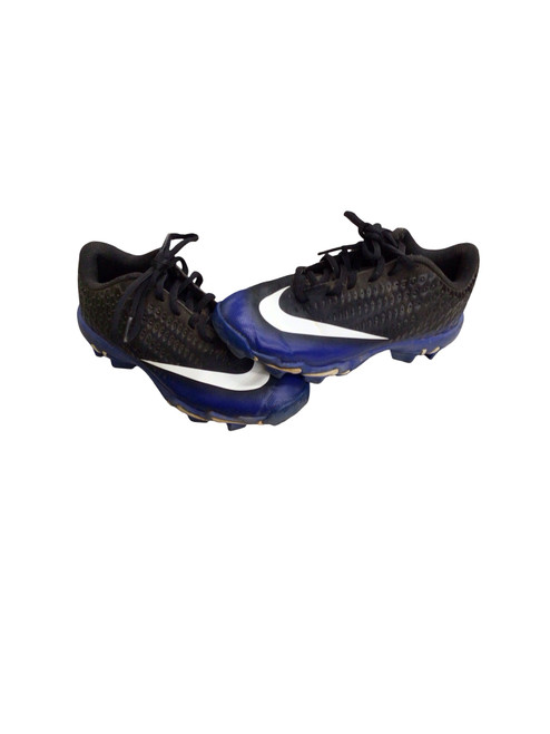 Vist Large View of Product Image Which is Used Nike VAPOR BB/SB Cleats White/Black/Navy Junior 02.5