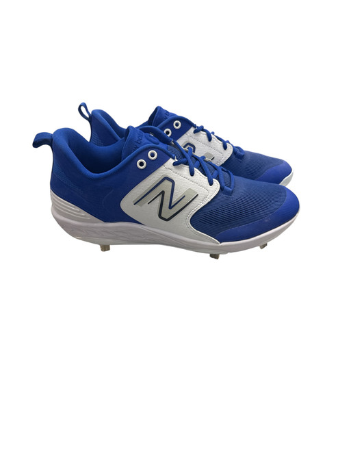 Vist Large View of Product Image Which is Used New Balance METAL CLEAT BB/SB Cleats Royal Blue Senior 12.5