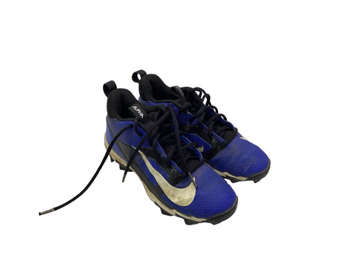 Vist Large View of Product Image Which is Used Nike APLHA BB/SB Cleats Royal Blue Junior 04.5