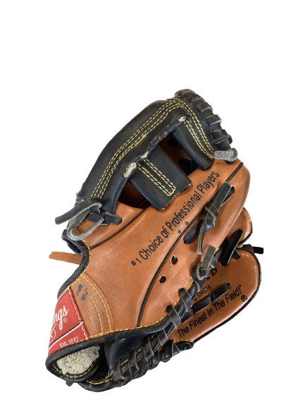 Vist Large View of Product Image Which is Used GLOVE BB/SB Glove RH Throw Brown 8"