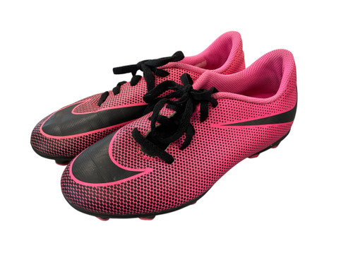 Vist Large View of Product Image Which is Used Nike BRAVATA II JR FG Soccer Cleats Pink Junior 02