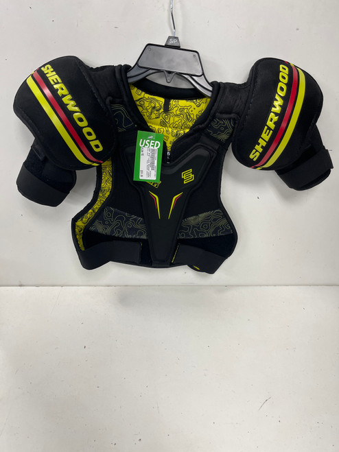 Vist Large View of Product Image Which is Used Sher-wood REKKER LEGEND 4 Junior Shoulder Pads MD