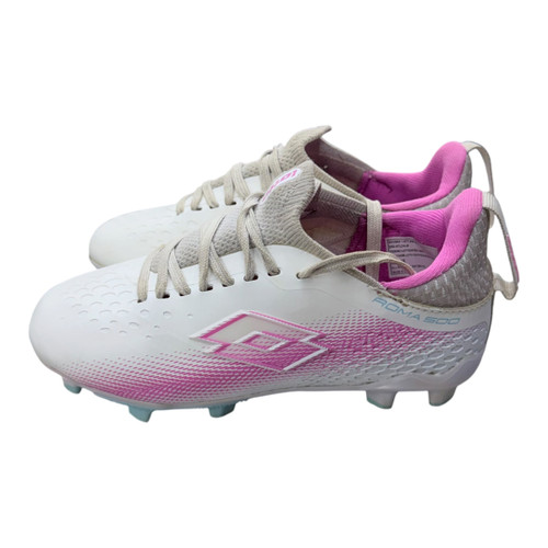 Vist Large View of Product Image Which is Used Lotto ROMA 500 Soccer Cleats White Youth 11.0