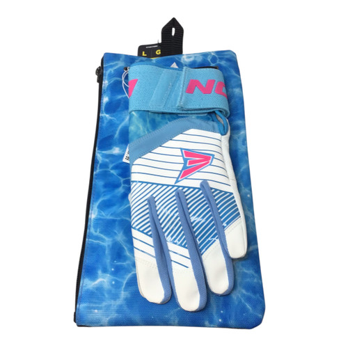 Vist Large View of Product Image Which is Used Easton WALK-OFF ETHOS BB/SB Batting Gloves Royal Blue LG