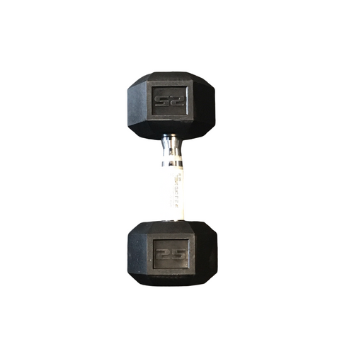 Vist Large View of Product Image Which is New CAP 25 LB COATED DUMBBELL