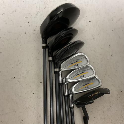 Vist Large View of Product Image Which is Used Top Flite XLJ LH Jr Package Set LH Black And Yellow 7 Piece