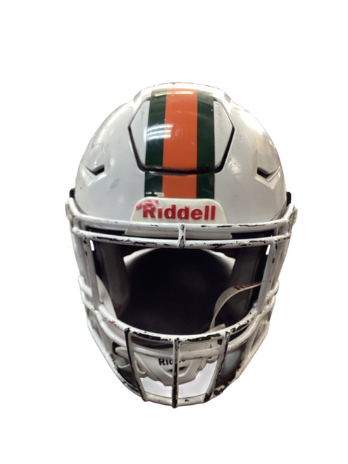 Vist Large View of Product Image Which is Used Riddell SPEED FLEX AM WHITE FB Helmet White MD