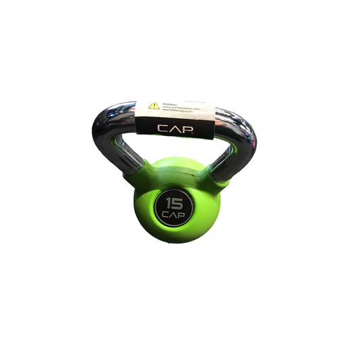 Vist Large View of Product Image Which is New 15 LB COATED KETTLEBELL