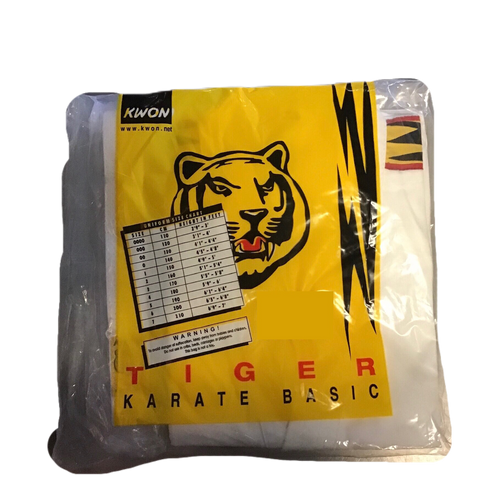 Vist Large View of Product Image Which is KWON Tiger Martial Arts Uniform White Junior
