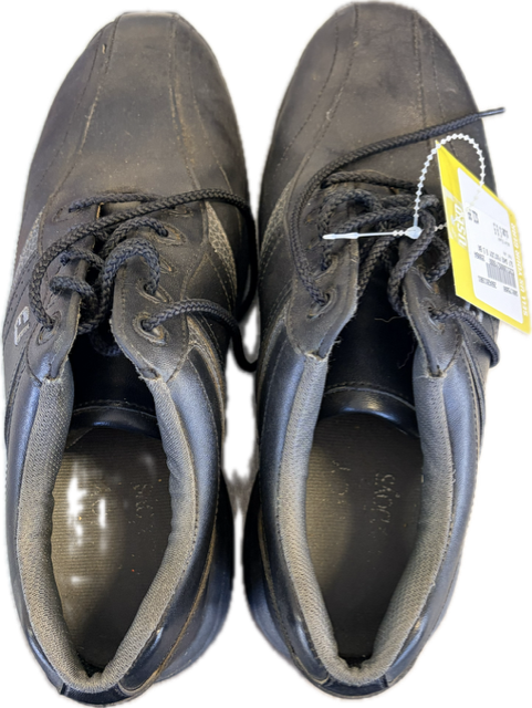 Vist Large View of Product Image Which is Used Foot Joy Mens Golf Shoes Black Senior 9.5