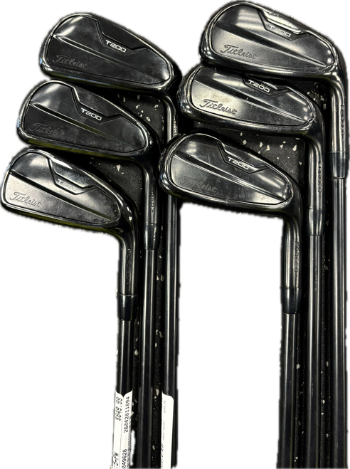 Vist Large View of Product Image Which is Used Titleist T200 BLACK Mens Iron Set RH 5I-PW