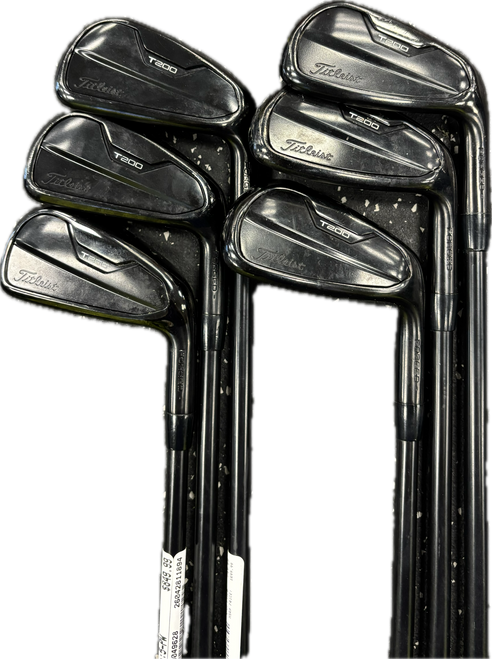 Vist Large View of Product Image Which is Used Titleist T200 BLACK Mens Iron Set RH 5I-PW