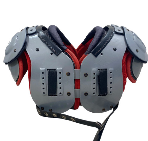 Vist Large View of Product Image Which is Used Adams ADAMS BEAST PRO FB Shoulder Pads Grey MD