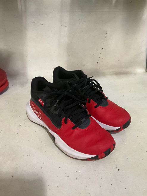 Vist Large View of Product Image Which is Used Under Armour Basketball Shoes M Red Senior 7.5