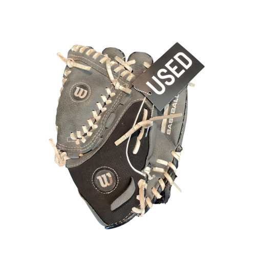 Vist Large View of Product Image Which is Used Wilson WTA01RB15B5105 BB/SB Glove RH Throw Grey 10 1/2"
