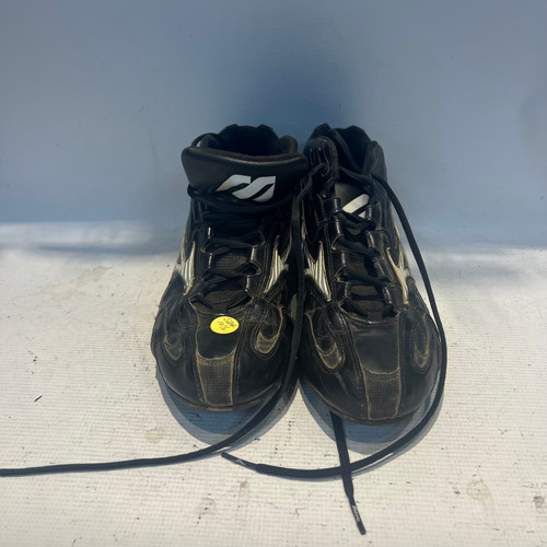 Vist Large View of Product Image Which is Used Mizuno Q SPIKE BB/SB Cleats Black Senior 10.5